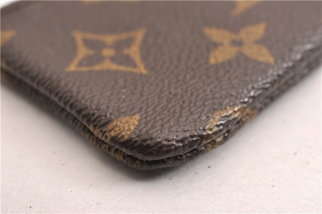 Authentic Louis Vuitton Monogram Pochette Cles Coin Purse Case M62650 LV 7062E