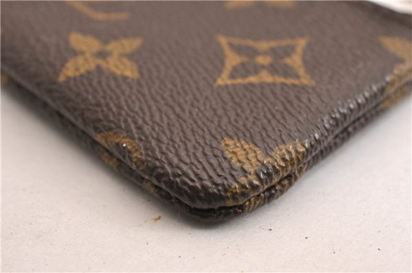 Authentic Louis Vuitton Monogram Pochette Cles Coin Purse Case M62650 LV 7062E