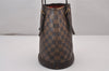 Authentic Louis Vuitton Damier Marais Bucket Shoulder Tote Bag N42240 LV 7062I