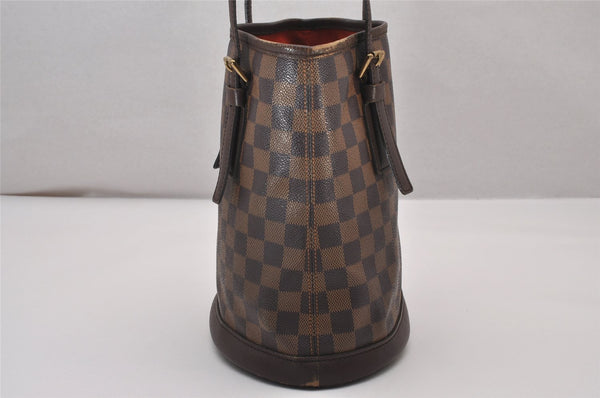 Authentic Louis Vuitton Damier Marais Bucket Shoulder Tote Bag N42240 LV 7062I