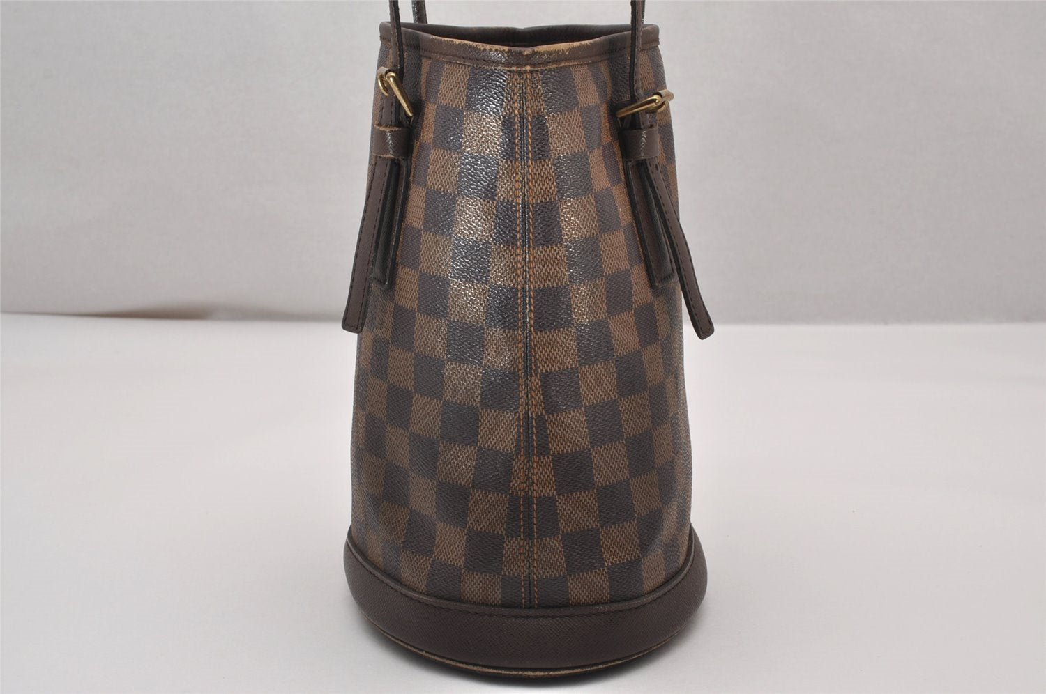 Authentic Louis Vuitton Damier Marais Bucket Shoulder Tote Bag N42240 LV 7062I