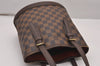 Authentic Louis Vuitton Damier Marais Bucket Shoulder Tote Bag N42240 LV 7062I