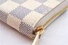 Authentic Louis Vuitton Damier Azur Zippy Coin Purse Wallet N63069 LV 7063E