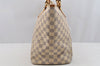 Authentic Louis Vuitton Damier Azur Saleya MM Shoulder Tote Bag N51185 LV 7063I