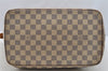Authentic Louis Vuitton Damier Azur Saleya MM Shoulder Tote Bag N51185 LV 7063I