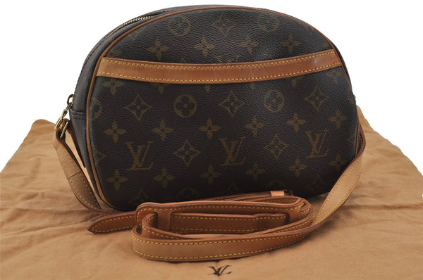 Authentic Louis Vuitton Monogram Blois Shoulder Cross Body Bag M51221 LV 7064E