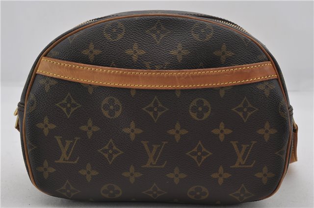 Authentic Louis Vuitton Monogram Blois Shoulder Cross Body Bag M51221 LV 7064E