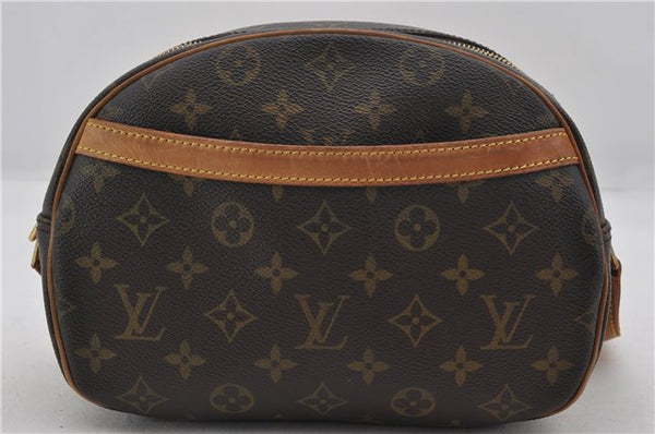 Authentic Louis Vuitton Monogram Blois Shoulder Cross Body Bag M51221 LV 7064E