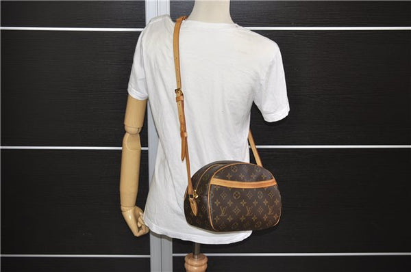 Authentic Louis Vuitton Monogram Blois Shoulder Cross Body Bag M51221 LV 7064E
