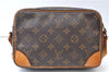 Authentic Louis Vuitton Monogram Trocadero 23 Shoulder Cross Bag M51276 LV 7065E