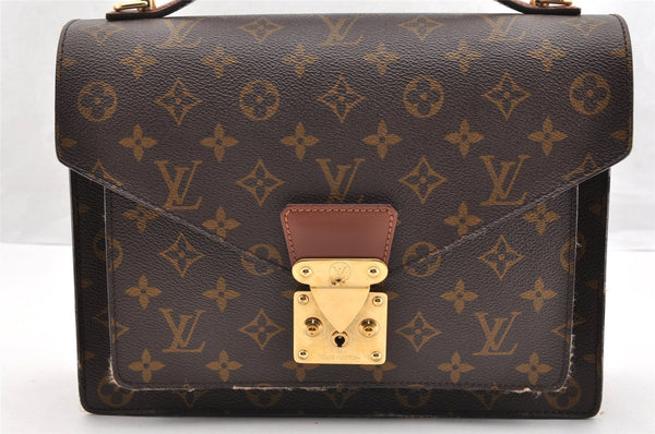 Authentic Louis Vuitton Monogram Monceau 2Way Shoulder Hand Bag M51185 LV 7065I