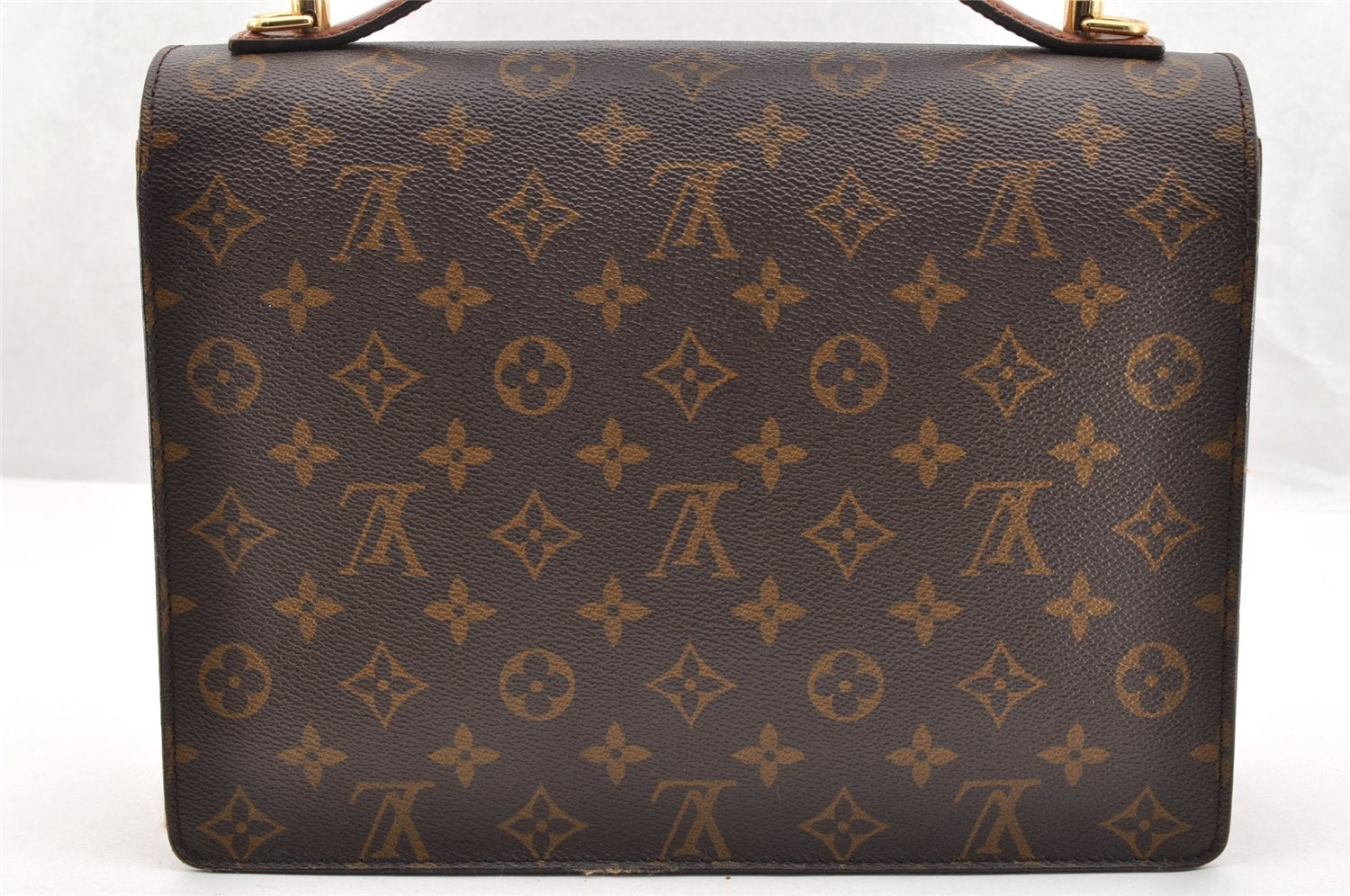 Authentic Louis Vuitton Monogram Monceau 2Way Shoulder Hand Bag M51185 LV 7065I
