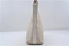 Authentic GUCCI Shoulder Hand Bag Purse GG Canvas Leather 0000602 Ivory 7066D