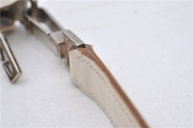 Authentic GUCCI Shoulder Hand Bag Purse GG Canvas Leather 0000602 Ivory 7066D