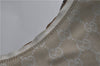 Authentic GUCCI Shoulder Hand Bag Purse GG Canvas Leather 0000602 Ivory 7066D