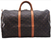 Authentic Louis Vuitton Monogram Keepall 50 Travel Boston Bag M41426 LV 7066E