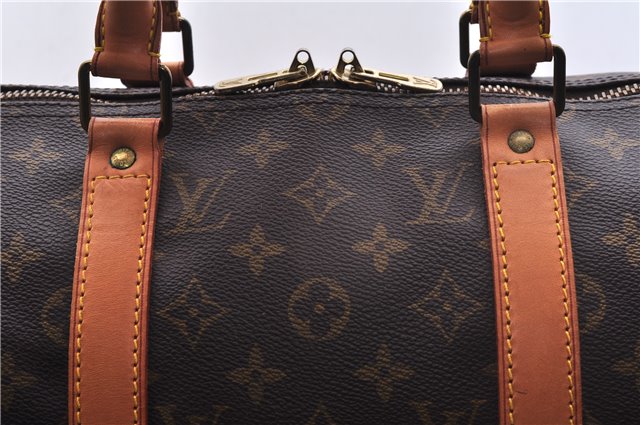 Authentic Louis Vuitton Monogram Keepall 50 Travel Boston Bag M41426 LV 7066E