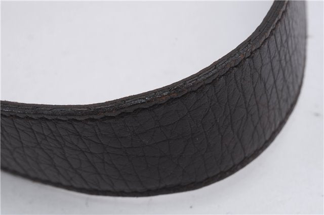 Authentic GUCCI Horsebit Shoulder Hand Bag GG Canvas Leather 114915 Brown 7067D