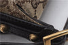 Authentic GUCCI Horsebit Shoulder Hand Bag GG Canvas Leather 114915 Brown 7067D