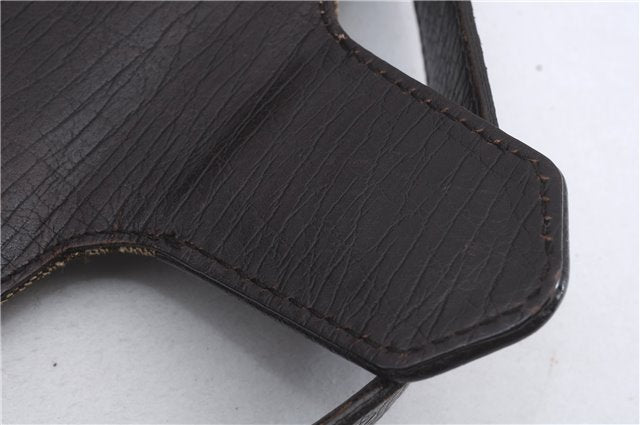 Authentic GUCCI Horsebit Shoulder Hand Bag GG Canvas Leather 114915 Brown 7067D