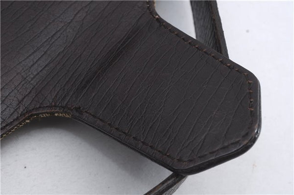 Authentic GUCCI Horsebit Shoulder Hand Bag GG Canvas Leather 114915 Brown 7067D