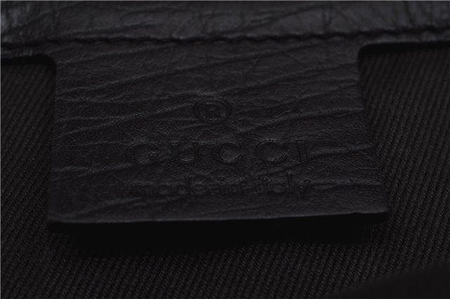 Authentic GUCCI Horsebit Shoulder Hand Bag GG Canvas Leather 114915 Brown 7067D