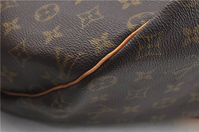 Authentic Louis Vuitton Monogram Sac Polochon 2Way Boston Bag M41222 LV 7067E
