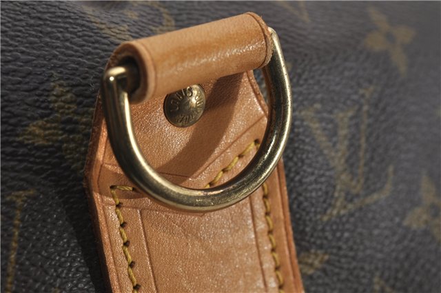 Authentic Louis Vuitton Monogram Sac Polochon 2Way Boston Bag M41222 LV 7067E