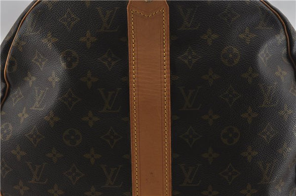 Authentic Louis Vuitton Monogram Sac Polochon 2Way Boston Bag M41222 LV 7067E