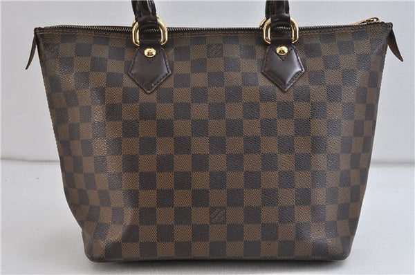 Authentic LOUIS VUITTON Damier Saleya PM Shoulder Tote Bag N51183 LV 7068C