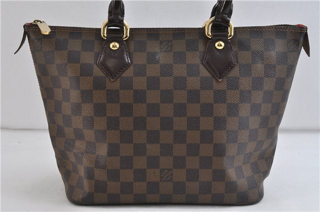 Authentic LOUIS VUITTON Damier Saleya PM Shoulder Tote Bag N51183 LV 7068C