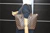 Authentic LOUIS VUITTON Damier Saleya PM Shoulder Tote Bag N51183 LV 7068C