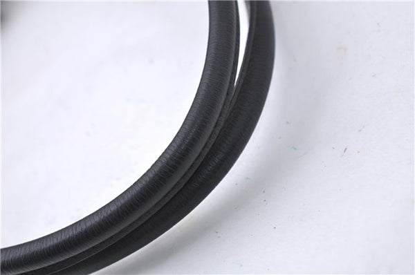 Authentic GUCCI Shoulder Tote Bag Canvas Leather 0021109 Black 7068D