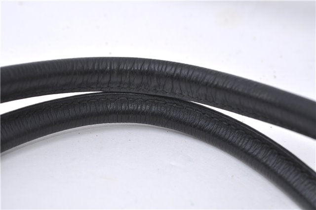 Authentic GUCCI Shoulder Tote Bag Canvas Leather 0021109 Black 7068D