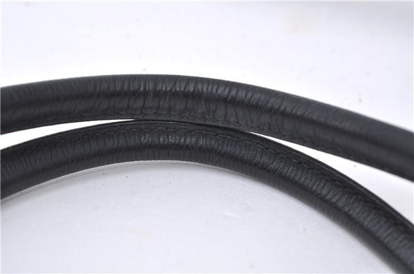 Authentic GUCCI Shoulder Tote Bag Canvas Leather 0021109 Black 7068D