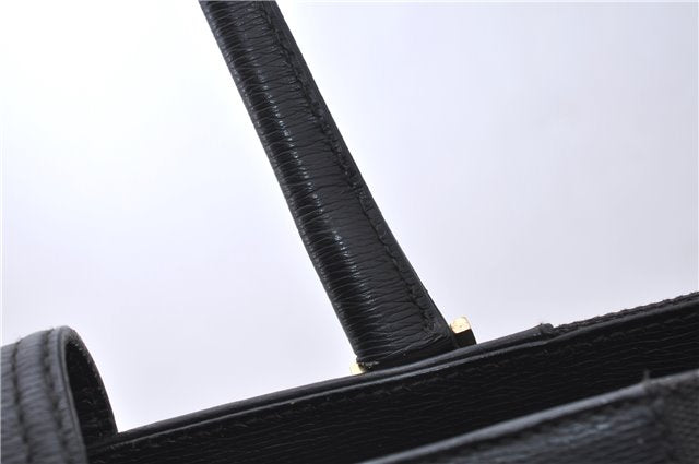 Authentic GUCCI Shoulder Tote Bag Canvas Leather 0021109 Black 7068D