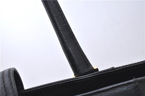 Authentic GUCCI Shoulder Tote Bag Canvas Leather 0021109 Black 7068D