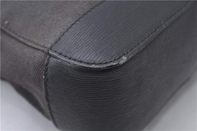 Authentic GUCCI Shoulder Tote Bag Canvas Leather 0021109 Black 7068D