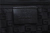 Authentic GUCCI Shoulder Tote Bag Canvas Leather 0021109 Black 7068D