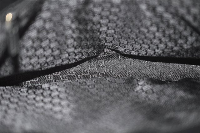 Authentic GUCCI Shoulder Tote Bag Canvas Leather 0021109 Black 7068D