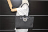 Authentic GUCCI Shoulder Tote Bag Canvas Leather 0021109 Black 7068D