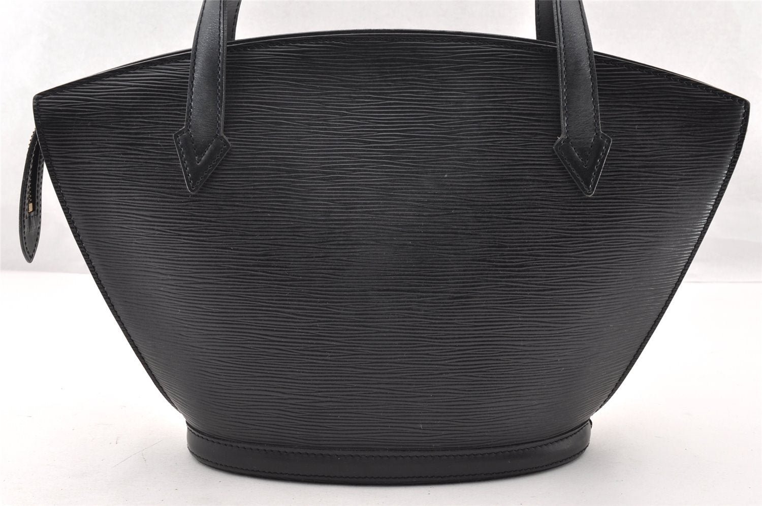 Authentic Louis Vuitton Epi Saint Jacques Poignet Long Shoulder Bag Black 7068I