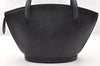 Authentic Louis Vuitton Epi Saint Jacques Poignet Long Shoulder Bag Black 7068I