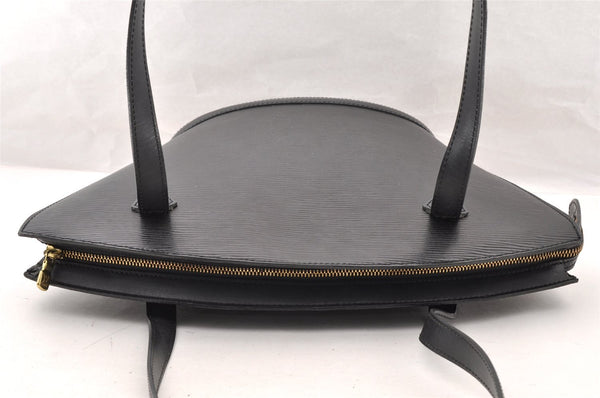 Authentic Louis Vuitton Epi Saint Jacques Poignet Long Shoulder Bag Black 7068I