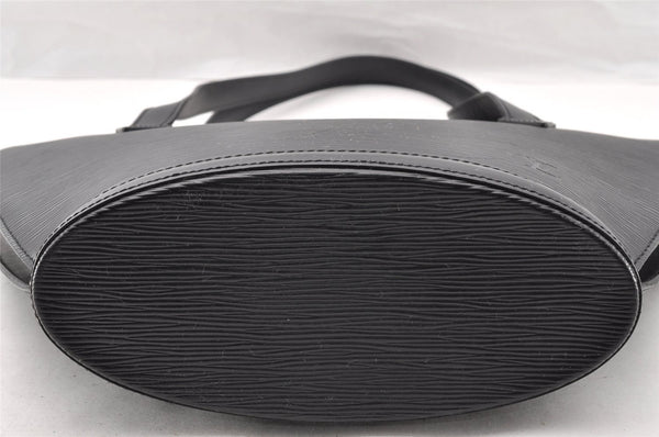 Authentic Louis Vuitton Epi Saint Jacques Poignet Long Shoulder Bag Black 7068I