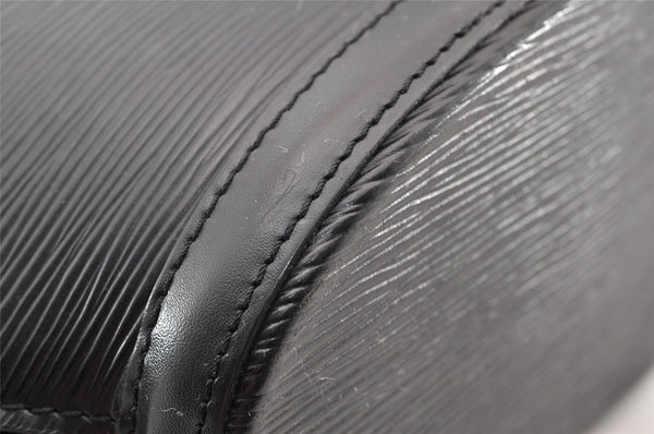 Authentic Louis Vuitton Epi Saint Jacques Poignet Long Shoulder Bag Black 7068I