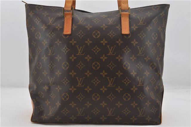 Authentic Louis Vuitton Monogram Cabas Mezzo Shoulder Tote Bag M51151 LV 7069E