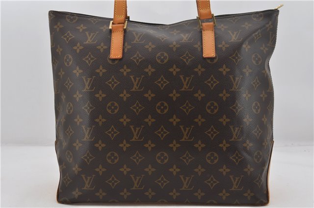 Authentic Louis Vuitton Monogram Cabas Mezzo Shoulder Tote Bag M51151 LV 7069E