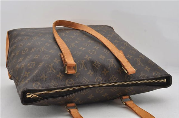 Authentic Louis Vuitton Monogram Cabas Mezzo Shoulder Tote Bag M51151 LV 7069E