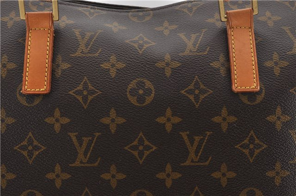 Authentic Louis Vuitton Monogram Cabas Mezzo Shoulder Tote Bag M51151 LV 7069E
